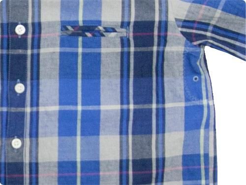 maillot C/L check shirts BLUE