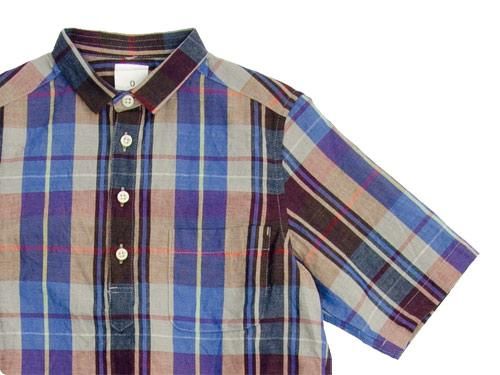 maillot C/L check pull over shirts BEIGE