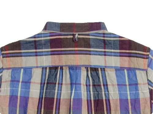 maillot C/L check pull over shirts BEIGE