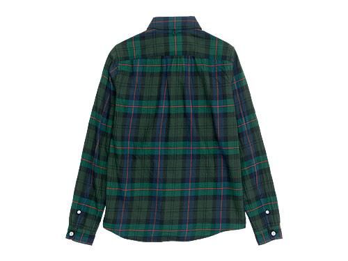 maillot twill check B.D. shirts GREEN