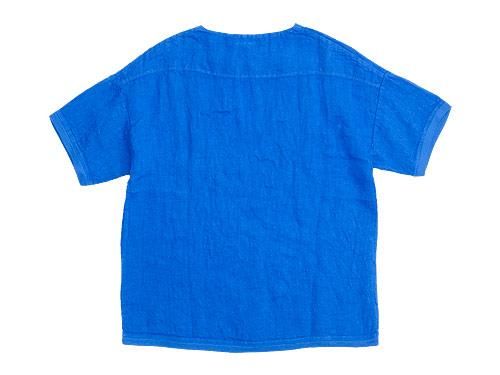 maillot linen shirts T BLUE