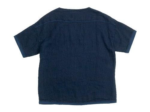 maillot linen shirts T NAVY