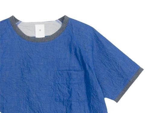 maillot C/L dungaree pocket shirts T INDIGO BLUE