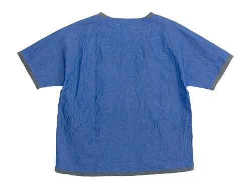 maillot C/L dungaree pocket shirts T INDIGO BLUE