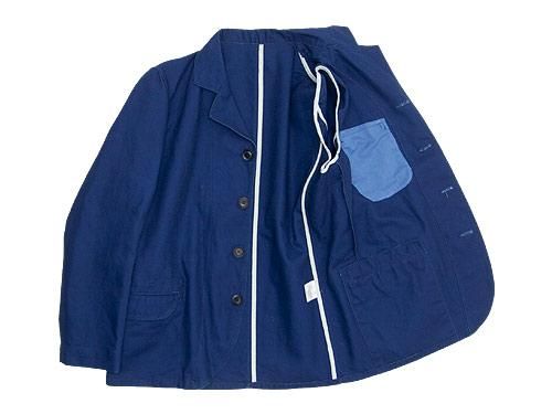 maillot b.label duck coverall jacket INDIGO BLUE