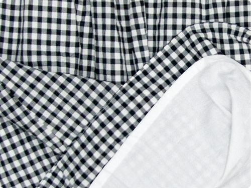 RINEN 80/1ץ饤 󥬥å 㥶 10WHITE x BLACK̥ǥ