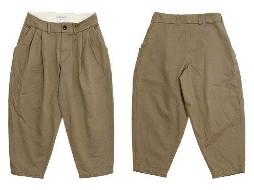 ordinary fits TUCK CHINO PANTS BEIGE