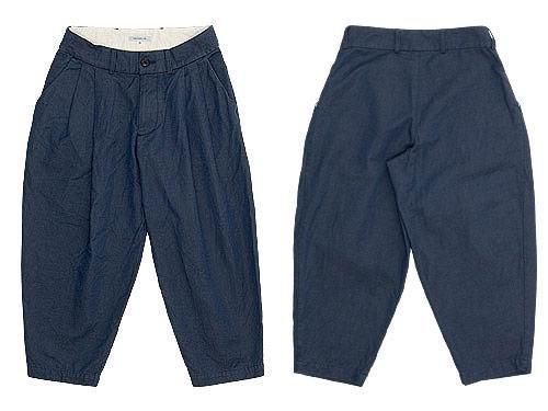 ordinary fits TUCK CHINO PANTS NAVY