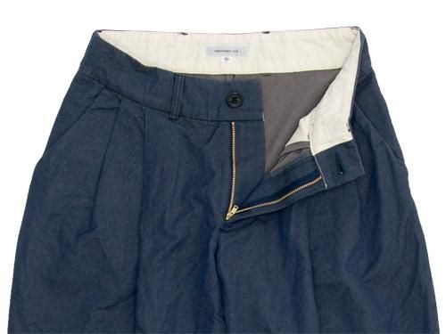 ordinary fits TUCK CHINO PANTS NAVY