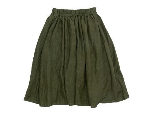 ordinary fits GATHER SKIRT KHAKI