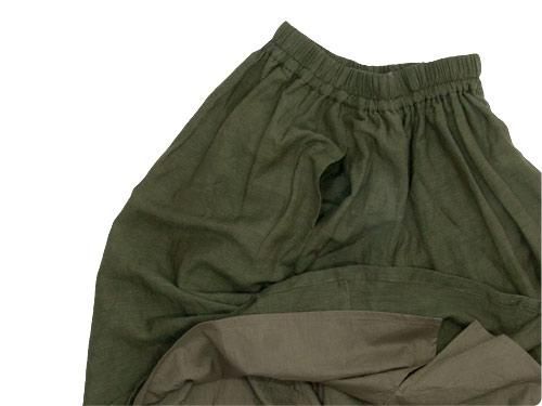 ordinary fits GATHER SKIRT KHAKI