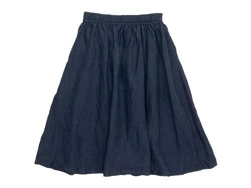 ordinary fits GATHER SKIRT NAVY
