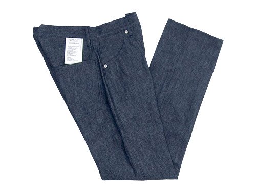 TUKI duck tail pants 01indigo TUKI通販・取扱い rusk（ラスク）