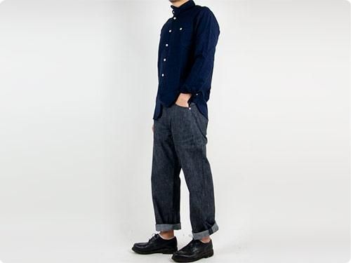 TUKI duck tail pants 01indigo
