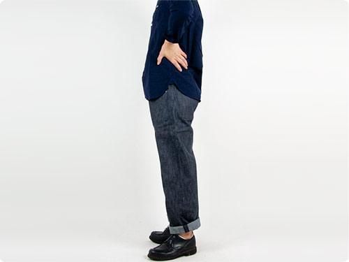 TUKI duck tail pants 01indigo