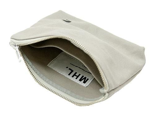 MHL. HEAVY CANVAS POUCH 2 020GRAY