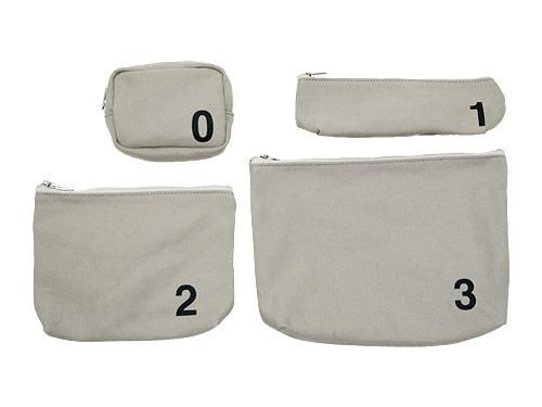 MHL. HEAVY CANVAS POUCH 2 020GRAY
