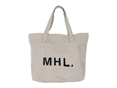 Mhl Heavy Canvas Tote Bag 020gray 596171550 Mhl 通販 取扱い