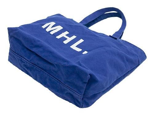 MHL. HEAVY CANVAS TOTE BAG 110BLUE 596171550