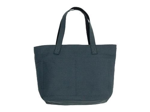 MHL. HEAVY COTTON JUTE CANVAS TOTE BAG 023CHARCOAL 596171554