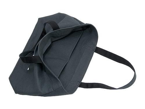 MHL. HEAVY COTTON JUTE CANVAS TOTE BAG 023CHARCOAL 596171554