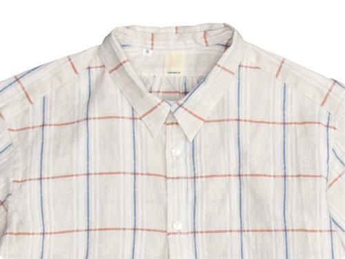 TATAMIZE P/O SHIRTS RELAX BEIGE CHECK