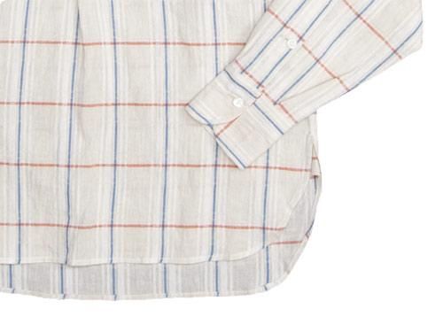 TATAMIZE P/O SHIRTS RELAX BEIGE CHECK