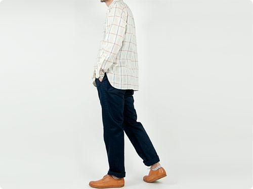 TATAMIZE P/O SHIRTS RELAX BEIGE CHECK