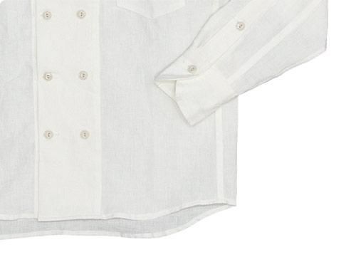 TATAMIZE DOUBLE BRESTED SHIRTS OFF WHITE