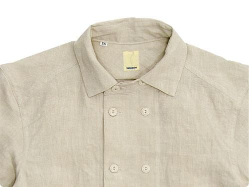 TATAMIZE DOUBLE BRESTED SHIRTS BEIGE