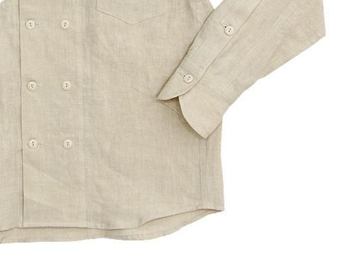 TATAMIZE DOUBLE BRESTED SHIRTS BEIGE