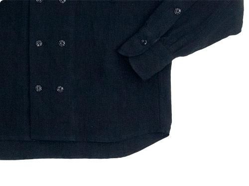 TATAMIZE DOUBLE BRESTED SHIRTS BLACK
