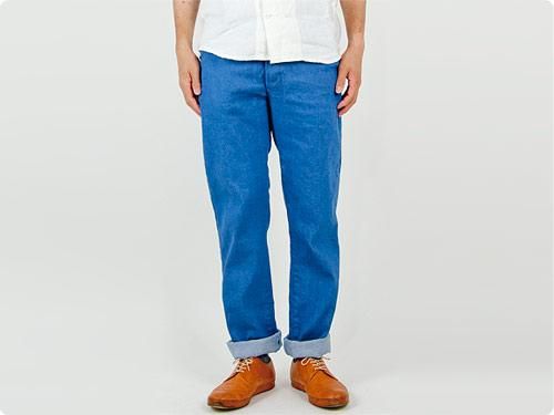 TATAMIZE 4POCKET PANTS BLUE