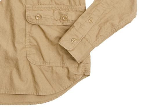 DAILY WARDROBE INDUSTRY TRAVELER'S SHIRT PULL BEIGE
