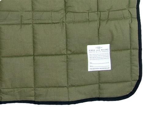 ENDS and MEANS Quilting Blanket OLIVE