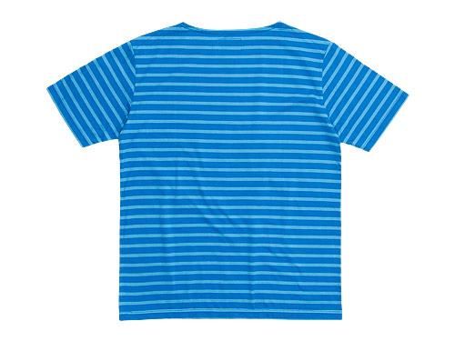 Charpentier de Vaisseau Boat Neck Short Sleeve BLUE x LIGHT BLUE