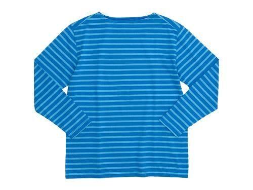 Charpentier de Vaisseau Boat Neck 9/10 Sleeve BLUE x LIGHT BLUE