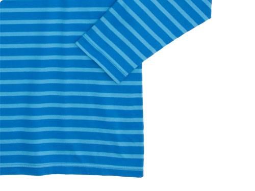 Charpentier de Vaisseau Boat Neck 9/10 Sleeve BLUE x LIGHT BLUE