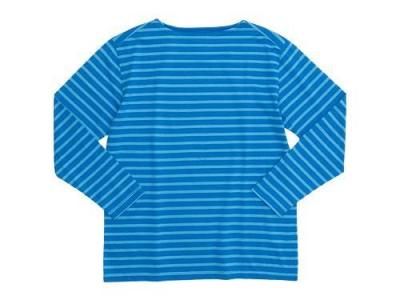 Charpentier de Vaisseau Boat Neck 9/10 Sleeve BLUE x LIGHT BLUE