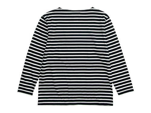 Charpentier de Vaisseau Boat Neck 9/10 Sleeve BLACK x WHITE
