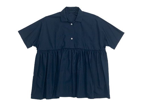 Atelier d'antan Breton（ブルトン） Short Sleeve Shirts NAVY