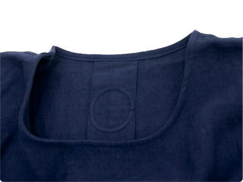 Atelier d'antan Bernardʥ٥ʡ Linen One-piece NAVY