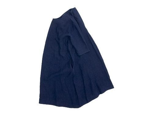 Atelier d'antan Bernardʥ٥ʡ Linen One-piece NAVY