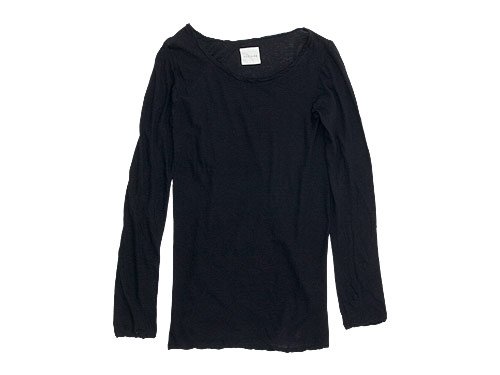 TOUJOURS Round Neck Shirt DUSTY NAVY