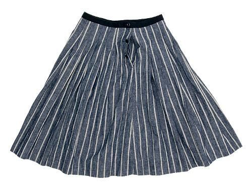 MHL. ROUTH COTTON LINEN SHIRTING SKIRT 123NAVY ̥ǥ