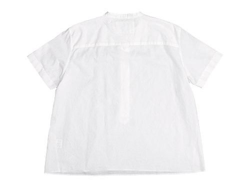 MHL. GARMENT DYE COTTON LINEN P/O SHIRTS 030WHITE ̥ǥ