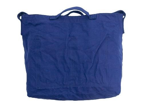 MHL. HEAVY CANVAS SHOULDER BAG  110BLUE 595171550
