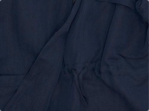 MARGARET HOWELL COTTON LINEN HERRINGBONE BLOUSON 120NAVY̥󥺡