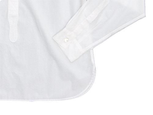 MARGARET HOWELL CHINTZ COTTON P/O SHIRTS 030WHITE ̥ǥ