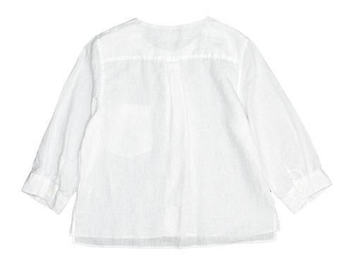 MARGARET HOWELL SHIRTING LINEN II NO COLLAR SHIRTS 030WHITE ̥ǥ